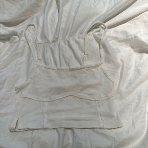 Urban Outfitters White Stitch Tank
